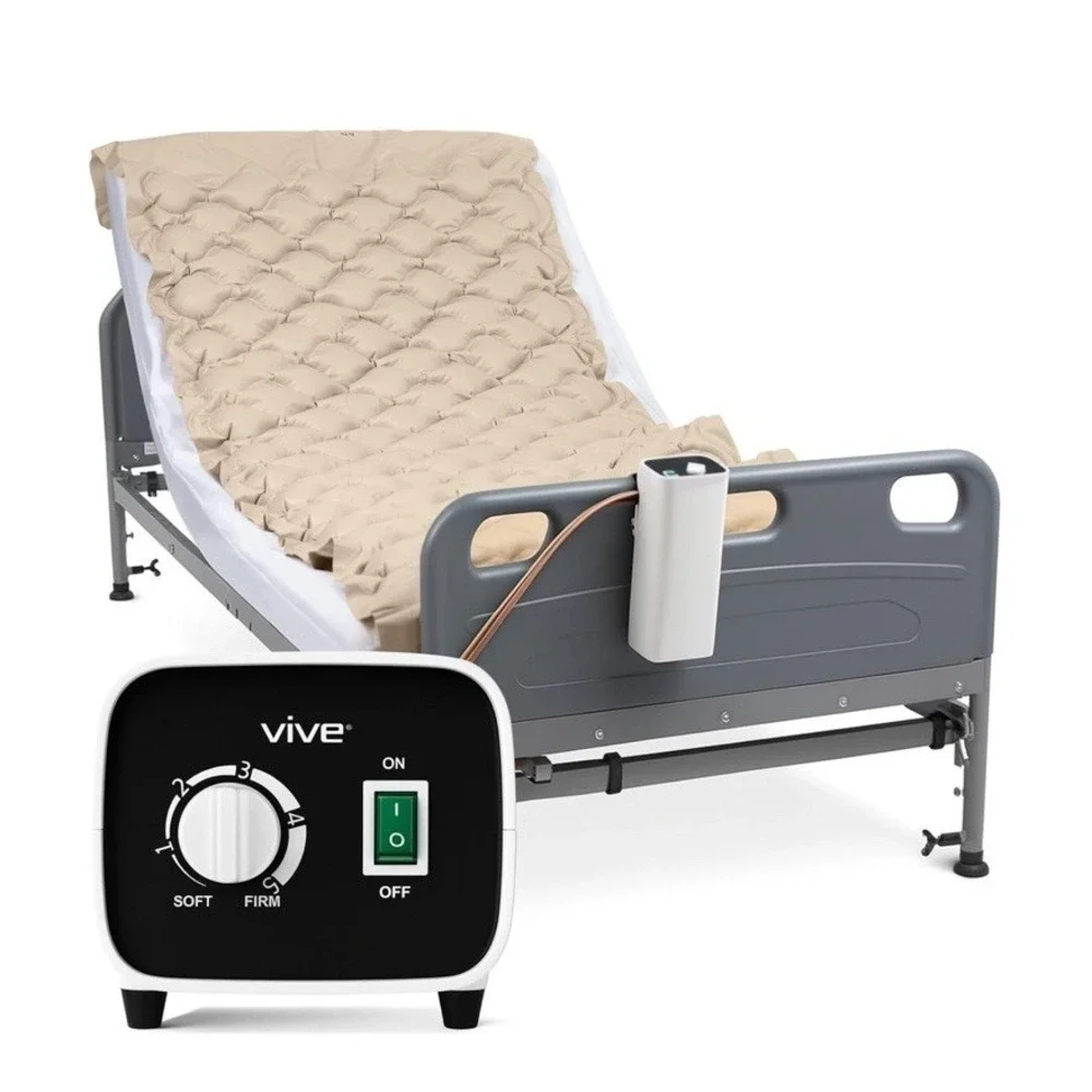 Vive Alternating Air‎ Pressure Mattress Pad with Quiet Pump - Open Box